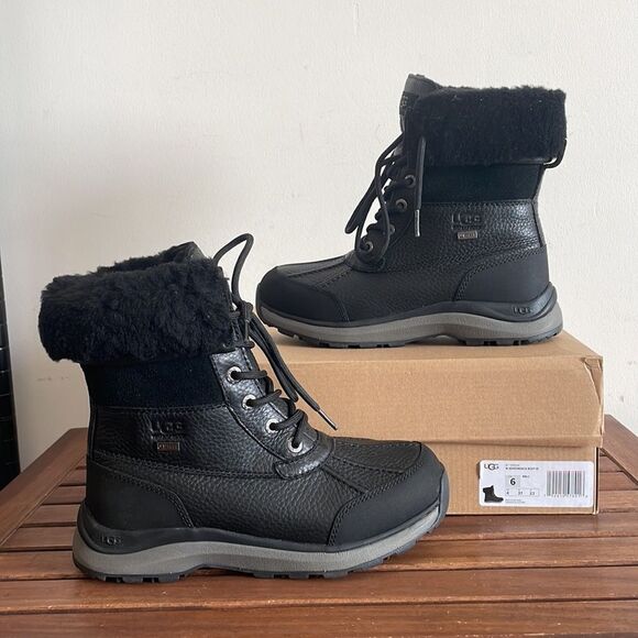 UGG Adirondack III Boot Black USA Women Size 6/UK 4/EU37(MSRP$250) - Picture 4 of 14